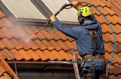 Démoussage et hydrofuge de toiture à Winkel